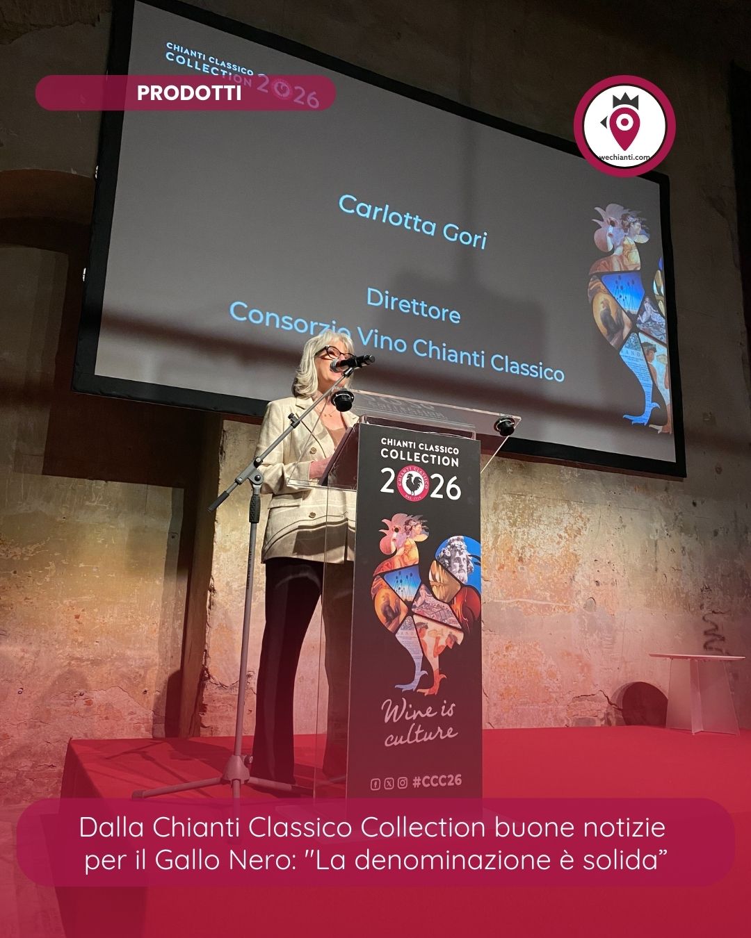 La direttrice del Consorzio Vino Chianti Classico, Carlotta Gori