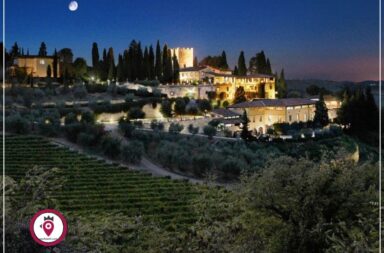 Castello di Verrazzano di notte